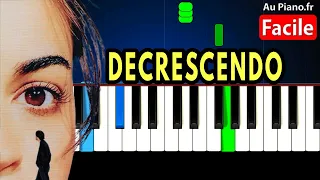 Lomepal – Decrescendo Piano Cover Tutorial Karaoké Paroles