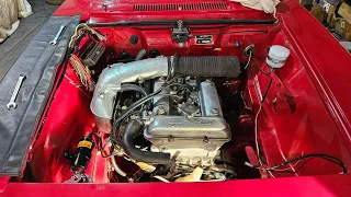 Alfa Romeo 1600 nord engine running in