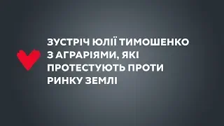 Юлія Тимошенко на мітингу аграріїв проти продажу землі