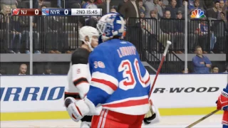 NHL 17 - New Jersey Devils vs New York Rangers | Gameplay (HD) [1080p60FPS]