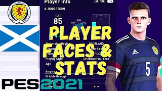 PES 2021 | Scotland | Player Faces & Stats (Data Pack 3.0)