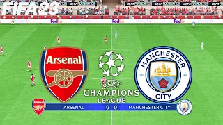 FIFA 23 | Arsenal vs Manchester City - UCL UEFA Champions League - PS5 Gameplay