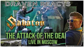 LIVE Reaction | Metal Fan Reacts | Sabaton ft. Radio Tapok - Attack of the Dead Man in Moscow!