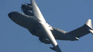 4Kᵁᴴᴰ Airbus A400M Atlas German Air Force GAF Flying Display @ NATO DAYS 2023