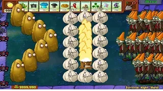 Plants vs Zombies Hack - Gatling Pea Fire vs Giant Tall-Nut PvZ