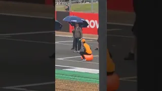 Daniel Ricciardo Hits Lando Norris With a Space Hopper 😂