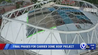 Final phases for Carrier Dome roof project
