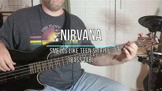 Nirvana - Smells Like Teen Spirit Bass Cover (Tab in Video)