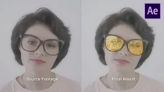 Creating Realistic Reflection on Sunglasses - After Effects Tutorial