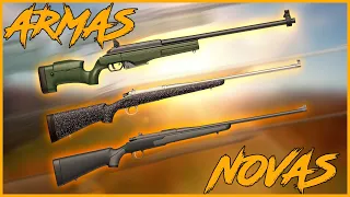 JOGUEI COM AS NOVAS ARMAS E ELAS SÃO EXTREMAMENTE FORTES - THE HUNTER CALL OF THE WILD GAMEPLAY