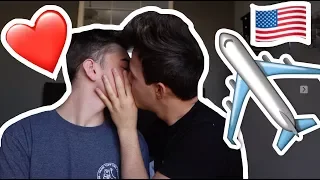 FLYING ACROSS THE COUNTRY TO SURPRISE MY BOYFRIEND!