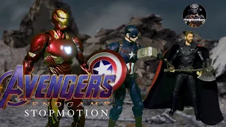 Avengers Endgame Stop motion Thanos vs Avengers