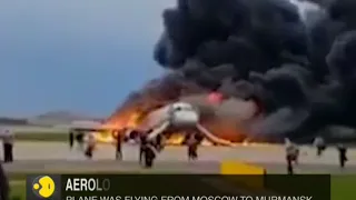 Atleast 41 killed as Russian plane catches fire