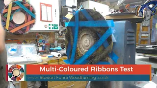 Multi-Coloured Ribbons - Decorative Woodturning