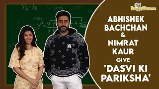 Abhishek Bachchan and Nimrat Kaur take Dasvi Ka Exam with PeepingMoon