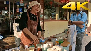 She's Very BUSY Today ! Ploysai Coffee | Thai Street Food