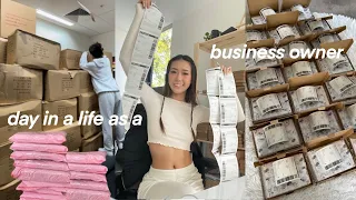 a day in a life of a small business owner 📦