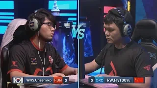 Chaemiko (HU) vs Fly (O) WarCraft Gold League Summer 2019 (Miker)