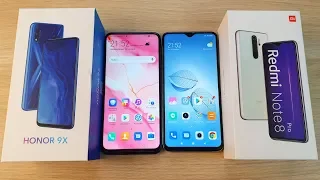 HONOR 9X VS REDMI NOTE 8 PRO - ЧТО ЛУЧШЕ? ПОЛНОЕ СРАВНЕНИЕ!