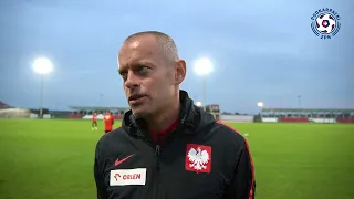 Marcin Włodarski, trener reprezentacji Polski U-18 przed meczem towarzyskim ze Słowacją | 11.10.2023