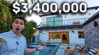 INSIDE a $3.4 Million MODERN Farmhouse near VENICE Beach! | Los Angeles Luxury Mansion Tours!