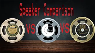 Speaker Comparison p1 - G12M vs K100 vs V30