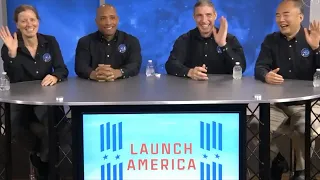 Astronauts talking about the “Resilience” Crew Dragon Splashdown