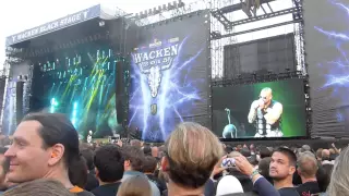 Sabaton Panzerkampf  Wacken Open Air 2015