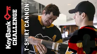 Sidney Crosby vs. Evgeni Malkin: T-shirt Cannon | Pittsburgh Penguins