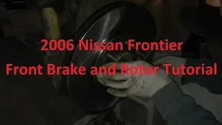 Nissan Frontier Front Brake Pad Replacement