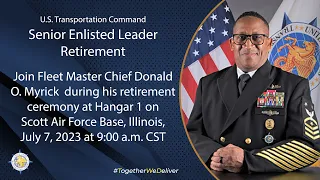 Fleet Master Chief Donald Myrick Retirement Ceremony