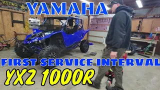 2021 Yamaha YXZ 1000R First Service and Oil Change - How To