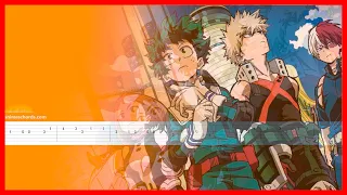 My Hero Academia 2 OP - Peace Sign | Guitar Tutorial [TAB]