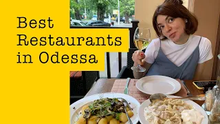 The BEST OF THE BEST restaurants in Odessa, Ukraine 🍳🇺🇦