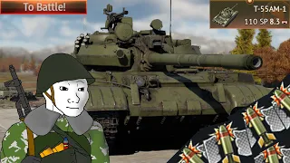 T-55AM-1 ATGM only experience