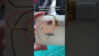 How To Propose to Your Girlfriend If You’re Broke💀 #engineering #electronics #3dprinting