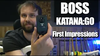 Boss Katana GO ||| Ultimate Practice Tool Or Garbage? (First Impressions)