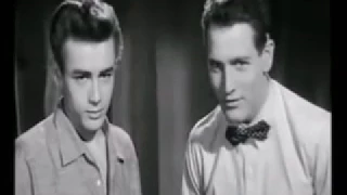 Test de cámara de James Dean y Paul Newman para "Al este del Edén" ("East of Eden" screen test)