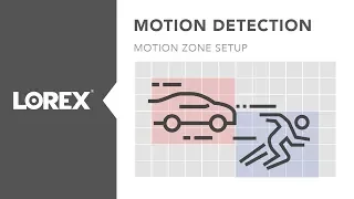 How to configure motion detection and setup motion zones