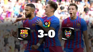 Barcelona VS Levante 3-0 Highlights🔥🔥|| 26_9_2021