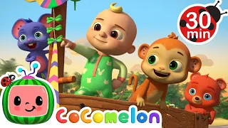 Apples Bananas Song🍎🍌 | Cocomelon - Animal Time | Kids Cartoons & Nursery Rhymes | Moonbug Kids