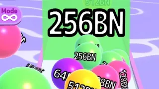 {[ High Score: 256BN ]} 7500 Subscriber's special - Ball Run 2048 INFINITY MODE  vs 2048 Run 3D