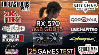 RX 570 In Early 2023 | Test In 25 Games | Amd RX 570 Test In 2023 !