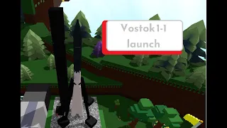 Vostok launch 1:1 in build a boat for treasure