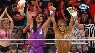 Raquel Rodríguez & Aliyah ganan los Campeonatos en Parejas de WWE - WWE Raw 29/08/2022 (En Español)