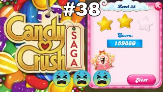 Candy crush Saga Android game play level #38
