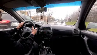 Fiat Bravo 182 Under the rain POV drive (1080p)