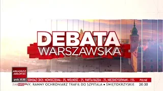 #DebataWarszawska w TVP Info 12.10.2018