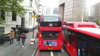 Full Route Visual ~ Bus Route 149 : London Bridge - Edmonton Green