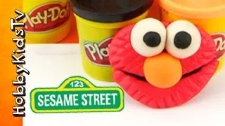 PLAY-DOH Elmo Sesame Street + HobbyBaby HobbyKidsTV